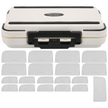 Tackle Storage Solution, Transparent Lid for Easy Access, Convenient Locking Mechanism, Multiple Compartments for Fishing Lure Box, Waterproof