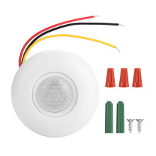 Control automático Sensor de movimiento infrarrojo Interruptor Sensor de brillo Tiempo de retardo ajustable Fácil de usar Ahorro de energía