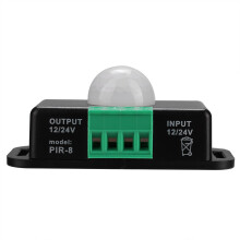 Sensor PIR para iluminación de tiras LED, detección de movimiento corporal con alta y estable sensibilidad, fiable y duradero, instalación rápida