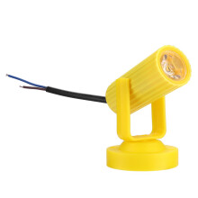 Refletor giratório com base robusta, iluminação comercial para vitrines e balcões de joias, com amplo ângulo de iluminação e fácil de usar.