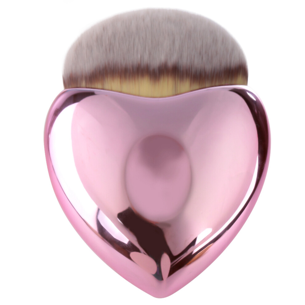 Makeup Application Kit, Dome Shaped Foundation Brush With Fluffy Synthetic Applicator, Ergonomically Designed For Skincare And Sunscreen Application