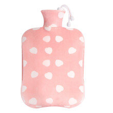 Long Heat Retention Hot Water Bag, Classic Rubber Hot Water Bottle with Thickened Material, for Cold Weather and Muscle Soreness Relief (2L)