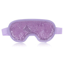 Oogmasker met gelparels voor warmte- en koudetherapie ter verlichting van wallen, dubbelzijdig ontwerp, verkoelend oogmasker met verstelbare