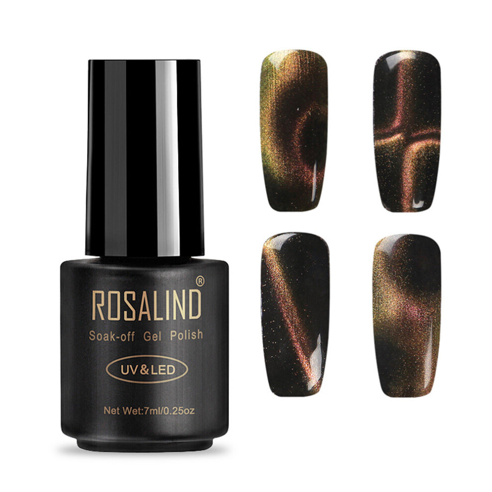 Professional Use Gel Nail Polish, 9D Cat Eye With Chameleon Colors, Galaxy Effect Shimmer Gel Polish For Long Wear Manicure At Home Or In Salon