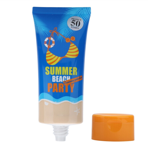 Αντηλιακό με βάση τα ορυκτά SPF50UVA UVB Προστασία, Αδιάβροχο, Οικολογικό, Αντηλιακό με 1