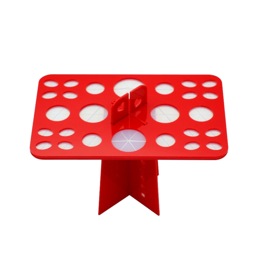Artistry's Best Friend: Nail Brush Holder Organizer, A Stable And Durable Acrylic Stand For Makeup Artists, Boasting Huge Space To Accommodate A Vari