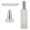 Refillable Cologne Sprayer, Fine Mist Atomizer Glass Bottle with Silver Cover for Aroma Therapy 3