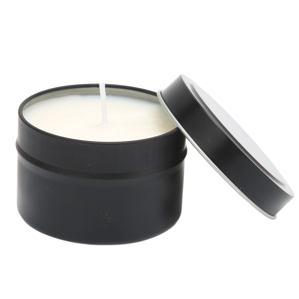 Black Soy Wax Candle With Cotton Wicks Highly Scented Aromatherapy Candles For Stress Relief And Long-Lasting Burn No Smoke Eco-Friendly Candle For