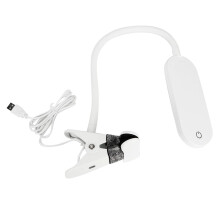 Dimming & Timer Settings, Eye-caring Clip-on Desk Lamp with Soft Light Diffusion Technology, Flexible Gooseneck, and Iron Clip Base, Energy-efficient
