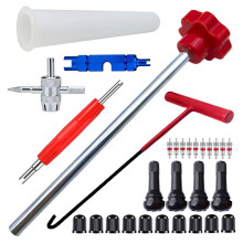 Tire Valve Installation Tool Set Rust Resistant Heavy Duty Kit for Quick  of Cars and Motorcycles