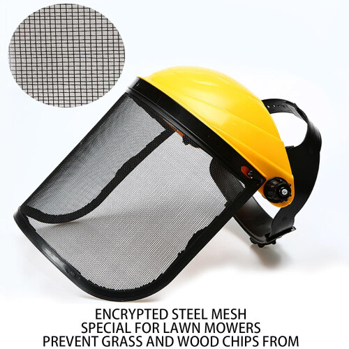 Protective Face Shield Adjustable Headgear With Wire Visor Men And Women Arborist Yard Work Forestry Logging Whacking 2
