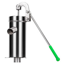 Manual Well Pump Stainless Steel Hand Operated with Large Suction Power for Garden Yard Farm Emergency