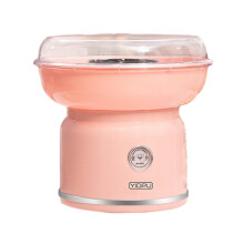 Cotton Candy Machine 500W Electric Maker with Stainless Steel Bowl for Kids Parties Pink