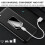 (A) Mobile Phone Cigarettes Lighter USB Ring Buckle Charging Lighter Lighter 4
