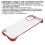 Custodia in PC per iPhone 12 con bordo a metà - Trasparente 0,7 oz 7