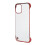 Custodia in PC per iPhone 12 con bordo a metà - Trasparente 0,7 oz 11
