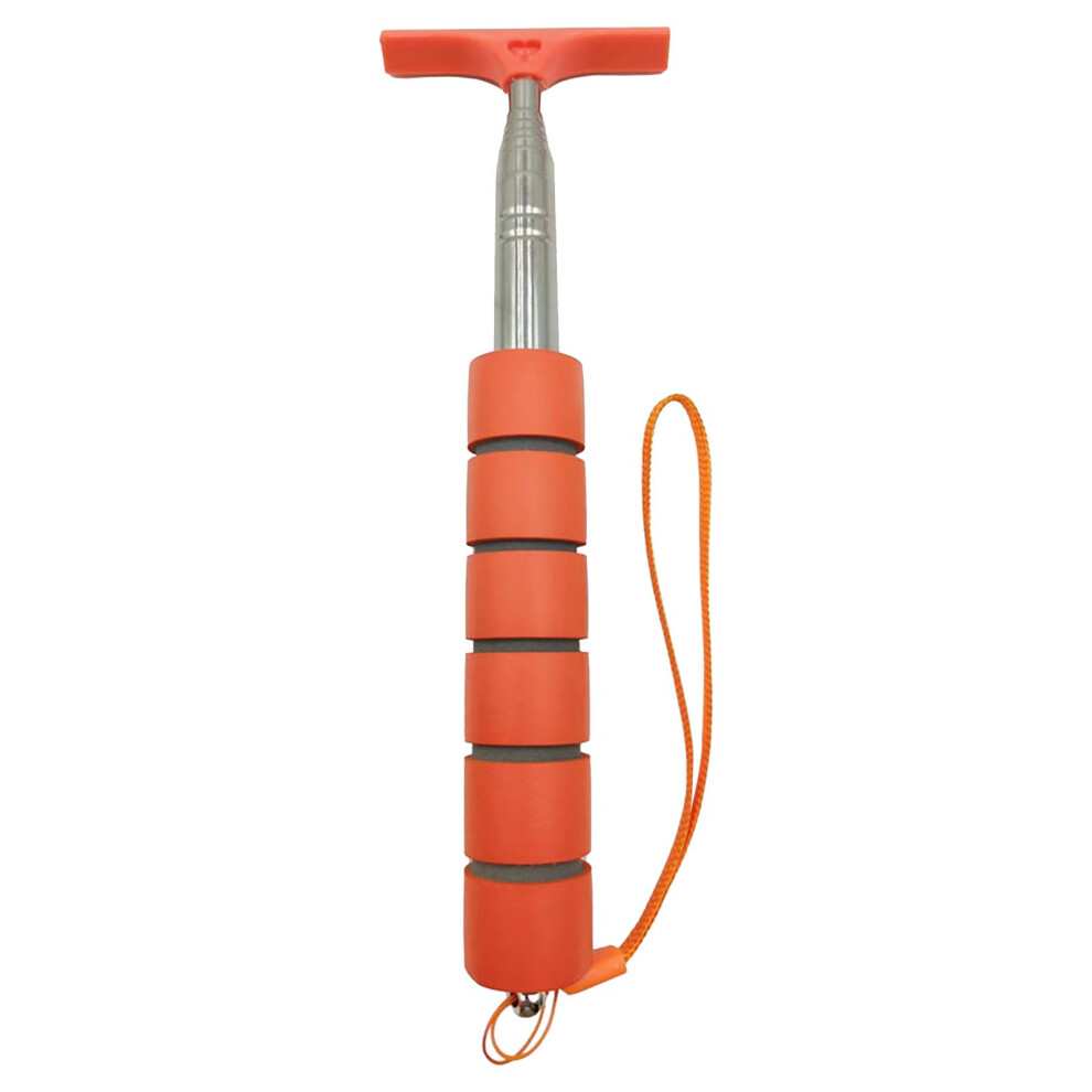(Orange) Car Rearview Mirror Wiper Wiper Retractable Wiper Car Wash Window Brush Decontamination Dewatering Glass Cleaning Brush Orange 602720471384