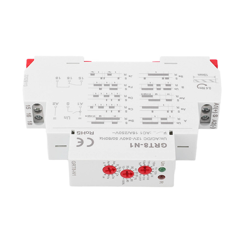 Multifunction Time Relay 0.1S-10 Days Adjustable Delay Timer Ac/Dc 4941374513481