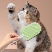 (Green) Easy Hanging Comb Both Sides Portable Cleaning Brush For Home