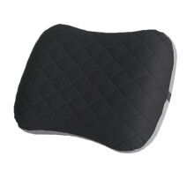 Inflatable Camping Pillow Portable Sleeping Head Rest Removable Foldable Blow Up Pillow For Travel Black