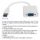 1080P USB3.0 to VGA Adapter Cable 5Gbps External Video Card White 3