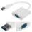 1080P USB3.0 to VGA Adapter Cable 5Gbps External Video Card White 5