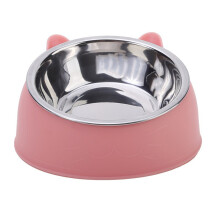 Base antidérapante bol d'alimentation pour chats Protection-Rose