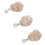 3 pezzi pendenti in pietra Desert Rose per collana 9