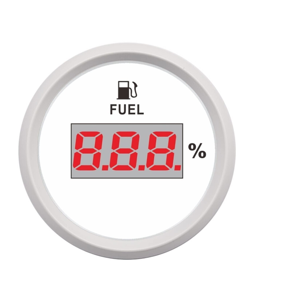 Fuel Level Gauge 52Mm Digital Marine And Automotive Indicator 24033 0190 Ohm Antifog Glass 9094768691953