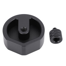 Aluminum Satellite Tripod Mount Adapter 1/4in-20 & 3/8in-16