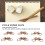 100 trombones en forme de bicyclette, couleur caramel 5