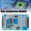 ADS1256IDB 24 bits 8 canaux module ADC 30 ksps 3 V 8