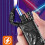 (H) Electroplated Direct Fire Fire Quartz Dial With Visible Window Inflatable Windproof Lighter 3