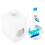 Toothbrush Organizer With Automatic Toothpaste Dispenser, Tool Free Installation Wall Mounted Bathroom Accessories, Hands Free Operation Toothpaste 6