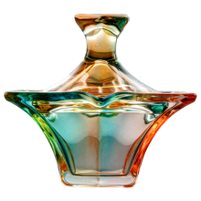 Stunning Glass Cup For Mixing Acrylic Nail Polish, Crystal Dappen Dish With Non-Slip Grip, Multiuse Nail Polish Container That Safeguards Your Creati