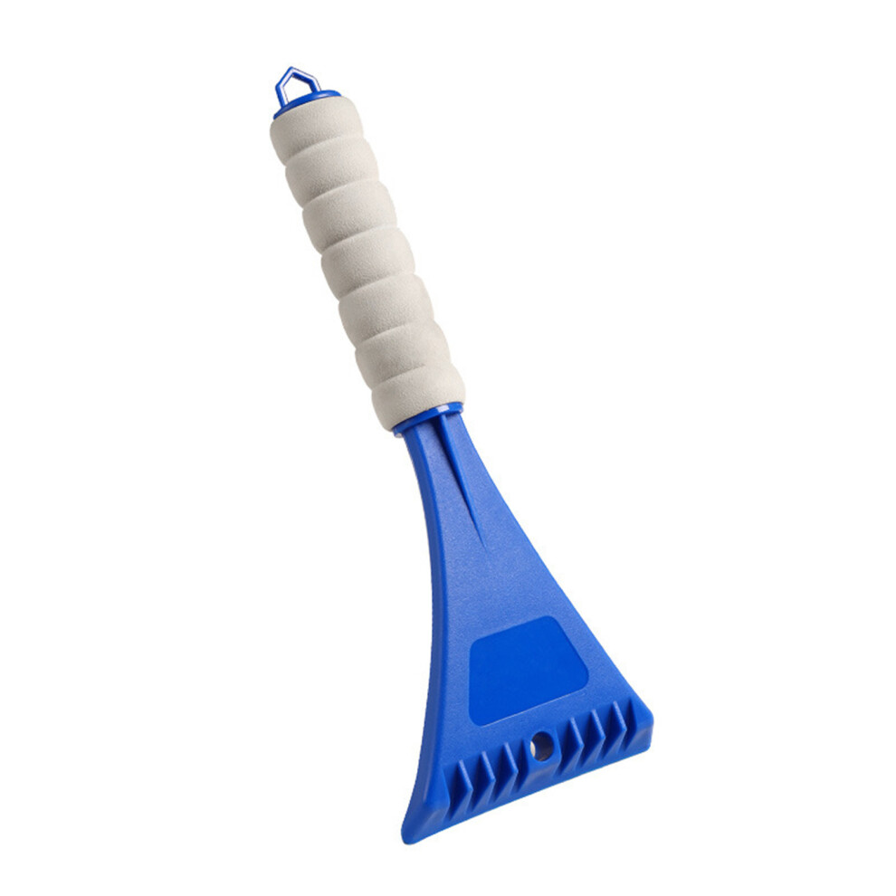 (Blue) Winter Car With Portable Snow Removal And Deicing Eva Sponge Handle Tool Snow Shovel Blue 4393107429543