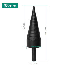 (B) Wood Splitting Drill Bit Split Drill Splitting Drill Bit Drill Wood Splitting Tool