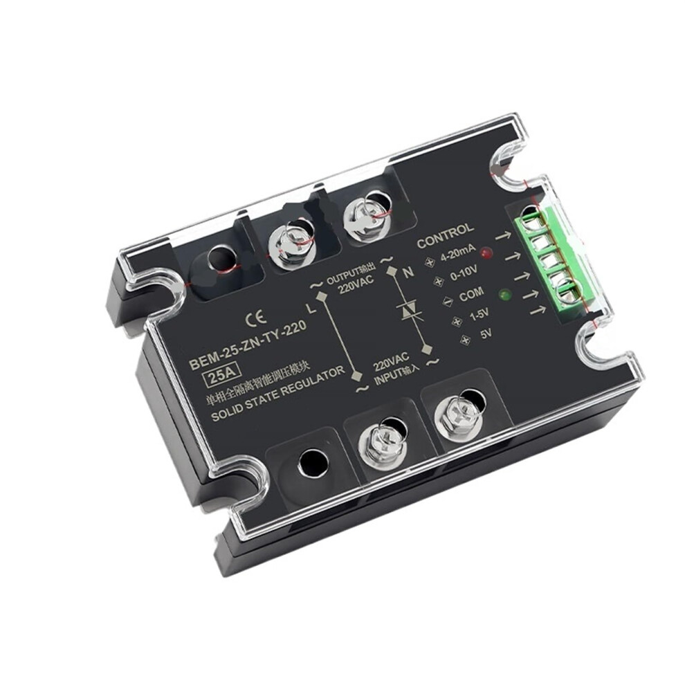 Single Phase Solid State Relay Threephase Isolated Intelligent Ac Voltage Regulating Module 220/380 25A 9347817361438