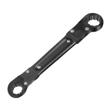 (B) Plumbing Repair Wrench Double Head Pipe Faucet Wrench Double Head Tire Auto Repair Socket Wrench Stop Wrench