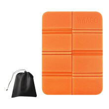 (Orange) Seat Cushion Outdoor Foldable, Seat Pad Outdoor Kids Seat Mat, Playground Mat, Hunting Accessories Garden Stadium Hunting Camping