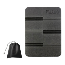 (Black) Seat Cushion Outdoor Foldable, Seat Pad Outdoor Kids Seat Mat, Playground Mat, Hunting Accessories Garden Stadium Hunting Camping