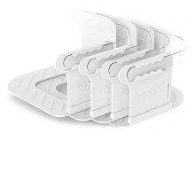 Bed Sheet Holder Fitted Sheet Clips With Lock Strips 4Pack HeavyDuty Fasteners Corner Holders Keeps Sheets In Place