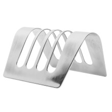 Stainless Steel Toast Rack Rustproof Vintage Bread Holder for Kitchen Breakfast Style 2