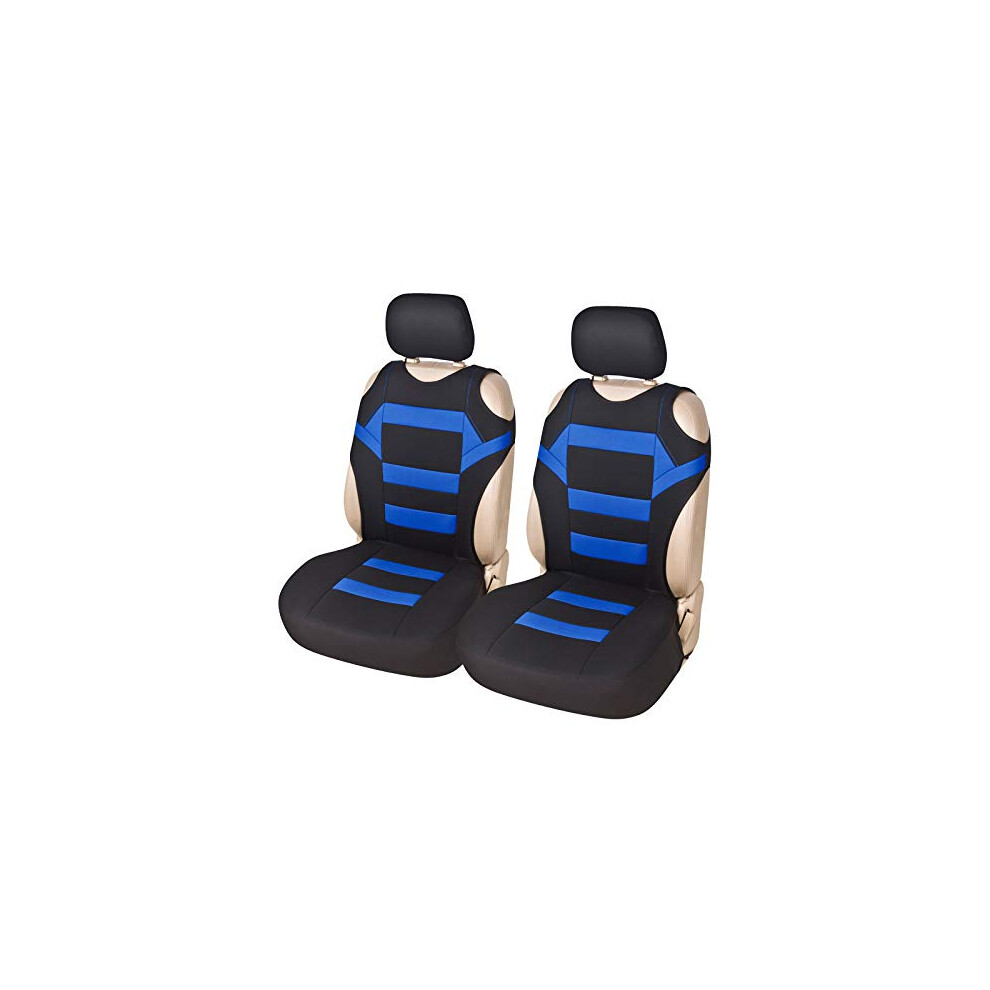 Car Seat Covers For Skoda Enyaq Elroq Kamiq Fabia, 2Pcs Nonslip Breathable Front Seat Protectors Blue 9094768692653