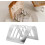 Stainless Steel Toast Rack Rustproof Vintage Bread Holder for Kitchen Breakfast Style 2 5