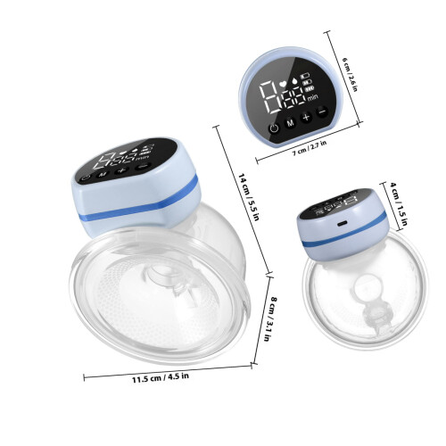 Draagbare Elektrische Borstkolf Silicagel Handsfree Design 1