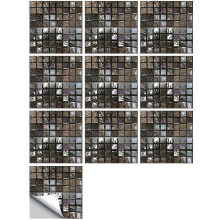 10 Stuks Gesimuleerde Tegelstickers Achtergrond Pvc