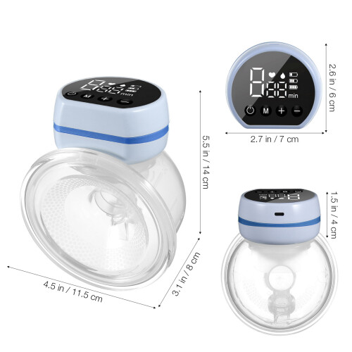 Draagbare Elektrische Borstkolf Silicagel Handsfree Design 2
