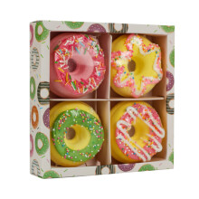 4St Bubbel Badballen Doughnut Met Natuurlijke Ingrediënten