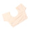 Dames Khaki Underarm Sweat Pads Vest Milk Silk Elastisch 10